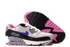 Air Max 90 Nike Running Sport Shoes White Cool Grey Black Rave Pink