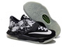 Nike Brand Men Size Kevin Durant VII 7 Black/White Colorway with Fireworks Print Basketball Training Shoes