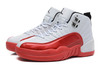 Air Retro Jordan 12 (XII) OG "Cherry" White/Varsity Red-Black Women Footwear Discount