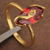 Magic Red Garnet Gems 18K Gold Filled Fashion Rings Sz8 B9445 | eBay