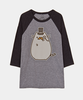 Fancy Pusheen 3/4 sleeve raglan