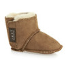 Just Sheepskin Velcro Fastening Sheepskin Baby Slipper Boots