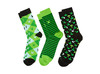 Minecraft Socks 3 Pack - Green