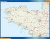 Карту Бретани или Ирландии на стену