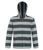 Полосатая толстовка с капюшоном