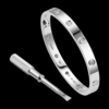 Браслет LOVE от Cartier Белое золото, бриллианты