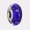 Pandora Silver Dark Blue Effervescence Murano Charm