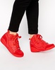 DKNY Active Cleo Red Suede Trainers