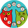 Часы с котами