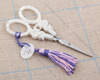 Ножницы для рукоделия Sajou Mother of Pearl style embroidery scissors - "S" for Sajou (Перламутр)