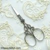 WASA Solingen 3-1/2" Filigree Embroidery Scissors-Nickel