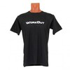 W1 футболка с надписью WORKOUT черная