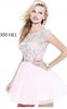 Babydoll Beads 2814 Sherri Hill White Prom Dress 2015