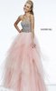 Strapless Designer Sherri Hill 2015 Dress Blush 11085