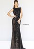 Sherri Hill 4308 Beaded Black Mermaid Prom Dress 2015 Discount