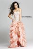 Low Price Sherri Hill 3848 Peach One Shoulder Prom Dress Online 2015