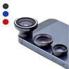 Universal Magnetic 0.67X Wide Angle and 180° Fish Eye and Macro Lens Set for Cell Phone