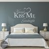 Always Kiss Me Goodnight Vinyl Wall Decal Sticker