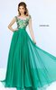 Sherri Hill 11214 Emerald Full-Length Prom Dress Beauty