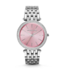 Michael Kors Darci Pavé Silver-Tone Watch