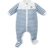 Petit Bateau Infant's Striped Footie