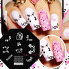 Пластинка для стэмпинга / Nail Art Stamp Template 'Panda Eyes'