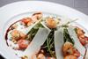 Salade de crevettes et roquette
