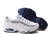 Mens Air Max 95 Running Shoes White Metallic Gold Midnight Navy