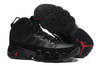 Womens Jordan 9 Retro GS Black Dark Charcoal Varsity Red Colors Female Shoes