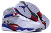 Cheap Womens Nike Air Jordan 8 White Blue Cheap Shoes