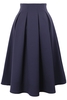 navy blue full skirt