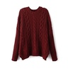 свитер цвета marsala