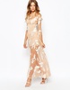 For Love and Lemons Orchid Maxi Dress