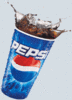 pepsi в бумажном стакане