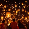 фестиваль летающих фонариков в Таиланде