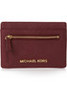 MICHAEL MICHAEL KORS Textured-leather cardholder