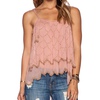 Fairy Dust Tank in Dark Peach by Free People