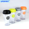 Transparent thermos cup
