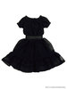 Pure Neemo Size - PNS Chiffon Frill Mille-feuille One-piece Dress Black