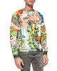 Свитер Versace Collection Neoprene Graffiti-Print Sweatshirt, Multicolor