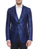 Пиджак Etro Paisley Jacquard Evening Jacket, Blue
