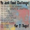 no junk food challenge