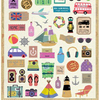 Vintage Cute Travel Story series paper sticker