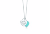 Двойная подвеска-жетон Return to Tiffany™ в форме сердца