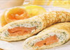 блинчики с семгой и мягким сыром