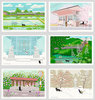 Cat Illustration Postcard Set