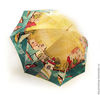 Яркий зонт с росписью