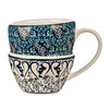 Mickey Mouse Icon Indigo Stacked Mug
