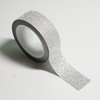 glitter tape silver