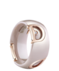 D.Icon CAPPUCCINO CERAMIC, POSE GOLD AND DIAMONDS RING